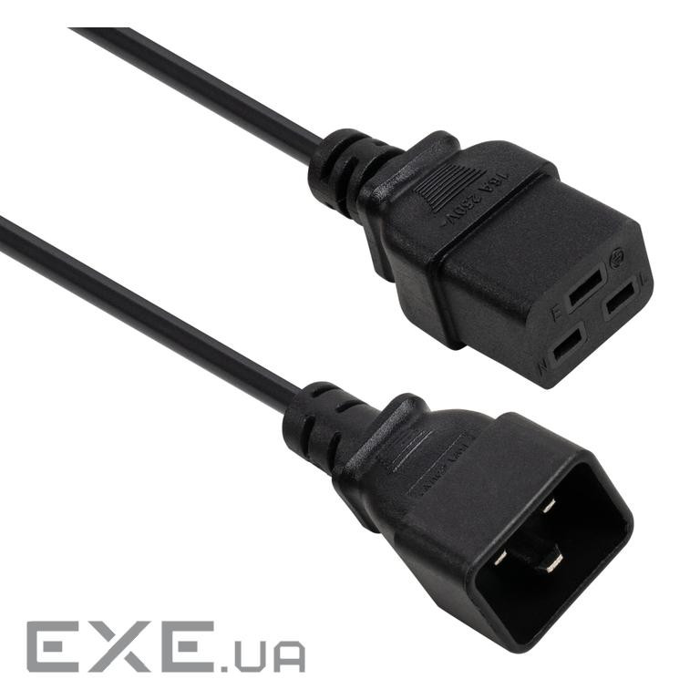 Кабель живлення C19 to C20 1.8m 1.5mm2 copper Vinga (VYPCC19201815CU)