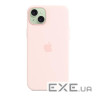 iPhone 15 Plus Silicone Case with MagSafe - Light Pink,Model A3124 (MT143ZM/A)