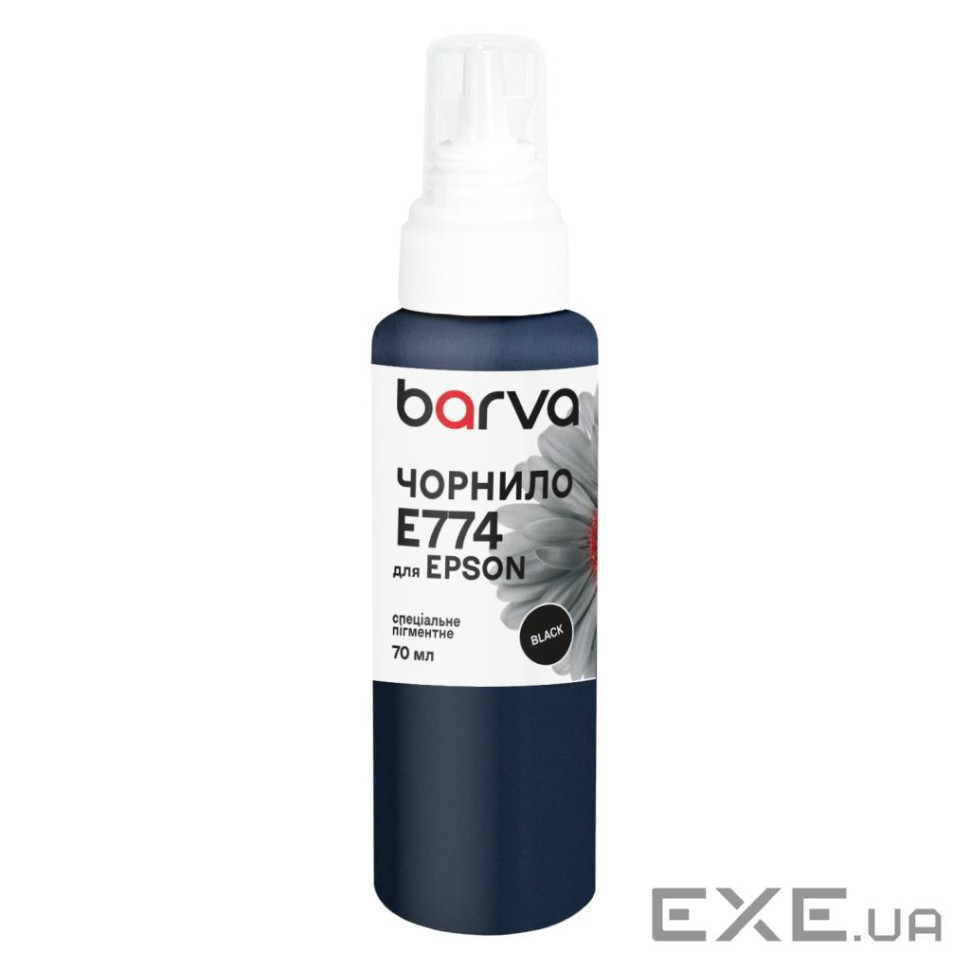 Чорнило Barva Epson 774 BK 70 мл, pigmented (E774-406e)