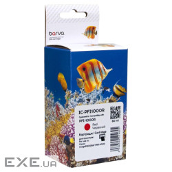 Картридж Barva Canon PFI-1000R 0554C001 80мл red (IC-PFI1000R)