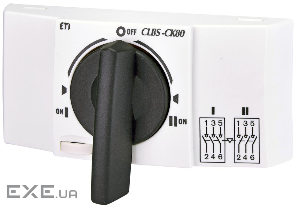 Комплект з"єднання ETI в "1-0-2" CLBS-CK 80 (для CLBS 16-80А) (4661439)