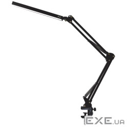 Настільна лампа Eurolamp LED 10W 400Lm 2800-6500K (black) на струбцине (LED-TLS-10W(black))