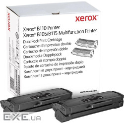 Картридж Xerox B105/B110/B115 Black (2x1500 стор) Dual Pack (006R04964)