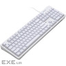Клавіатура Thunderobot K104 Red Switch USB UA White (6932066308162)