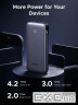 УМБ Ugreen 20000mAh 30W PD/QC, USB-A, 2xUSB-С (PB532) Gray (55989B)