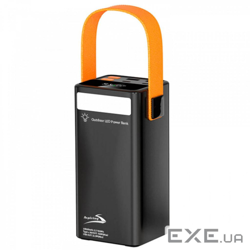 Батарея універсальна Aspiring Vigor 50 50000mAh PD/100W (VTR-PB-V50)