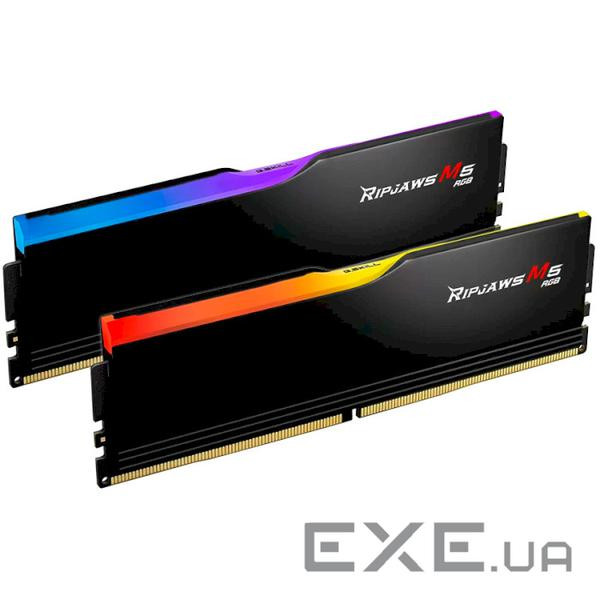 Модуль пам'яті G.SKILL Ripjaws M5 RGB Matte Black DDR5 6000MHz 32GB Kit 2x (F5-6000J3238F16GX2-RM5RK)