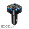 FM модулятор XO BCC08 автомобільний зарядний пристрій MP3/PD/2USB/3,1A Чорни (XO-BCC08) (XO-BCC08)