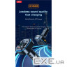 FM модулятор XO BCC08 автомобільний зарядний пристрій MP3/PD/2USB/3,1A Чорни (XO-BCC08) (XO-BCC08)