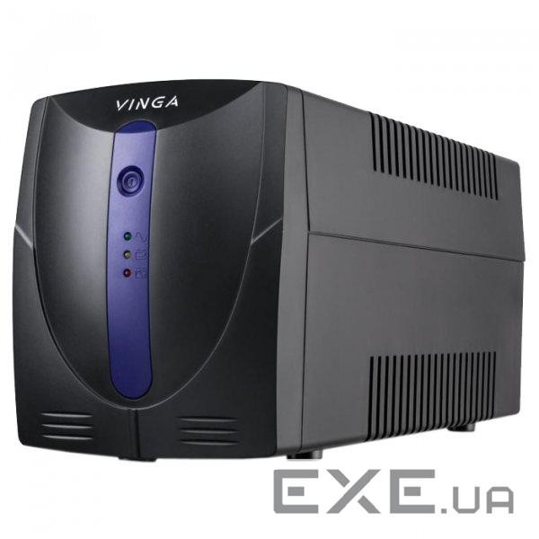 Джерело безперебійного живлення Vinga LED 800VA plastic case with USB (VPE-800PU)