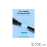 Кабель мультимедійний Optical Toslink 2.0m 5.1ch gray Vention (BAVHH)