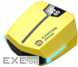 Навушники Canyon GTWS-2 Gaming Yellow (CND-GTWS2Y)