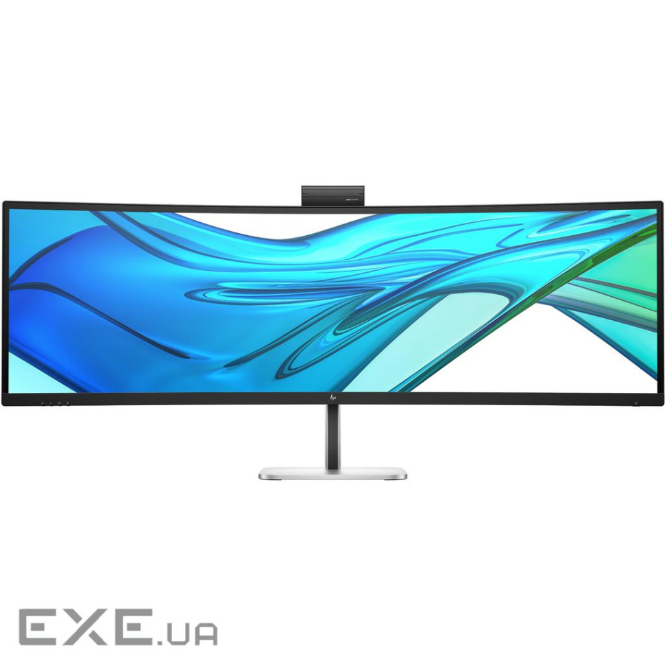 TFT 49" HP S5 Pro 549pm, VA, DQHD, RJ-45, HDMI, DP, USB-C, cam, чорний (B7GV8AA)