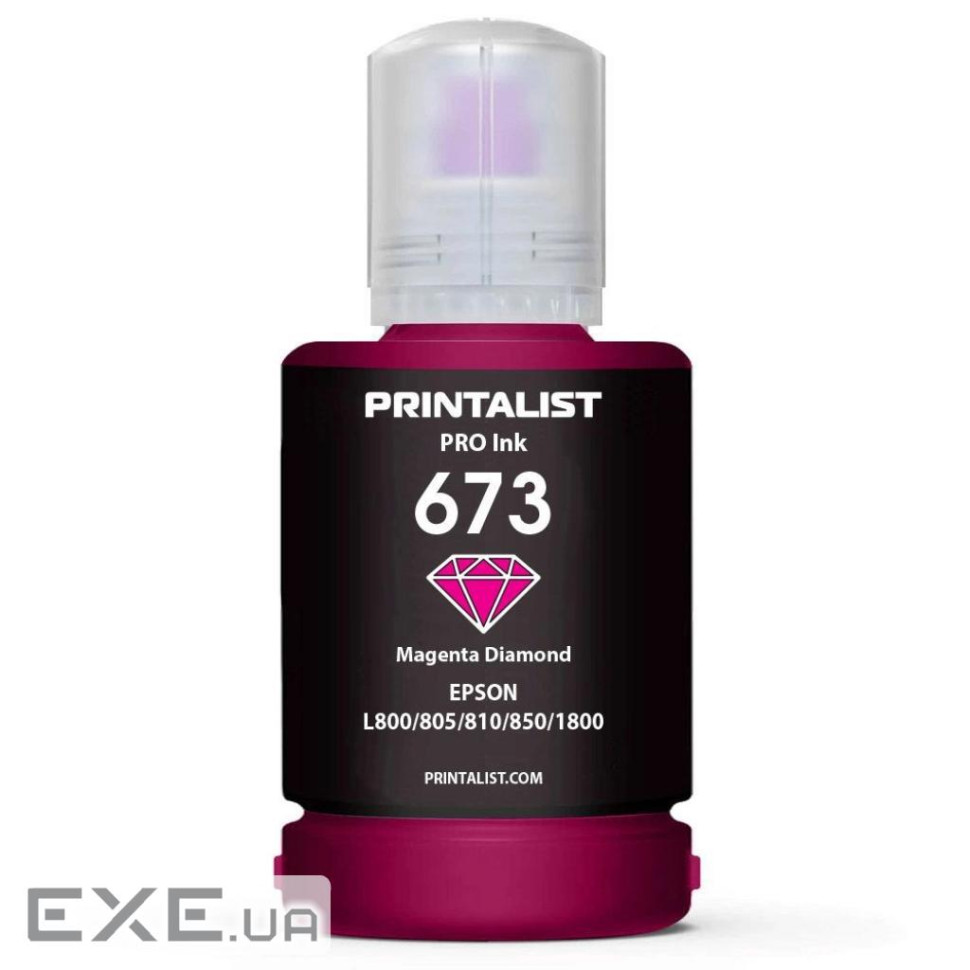 Чорнило Printalist Epson L800 140г Magenta (PL673M)