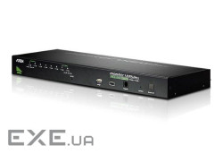 8-портовий KVM-комутатор PS / 2-USB, 19 '', 2 кабелю в комплекті (CS1708A-AT-G)