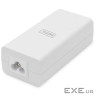 PoE-Інжектор DIGITUS PoE+ 802.3at, 10/100/1000 Mbps, Output max. 48V, 30W, білий (DN-95132)
