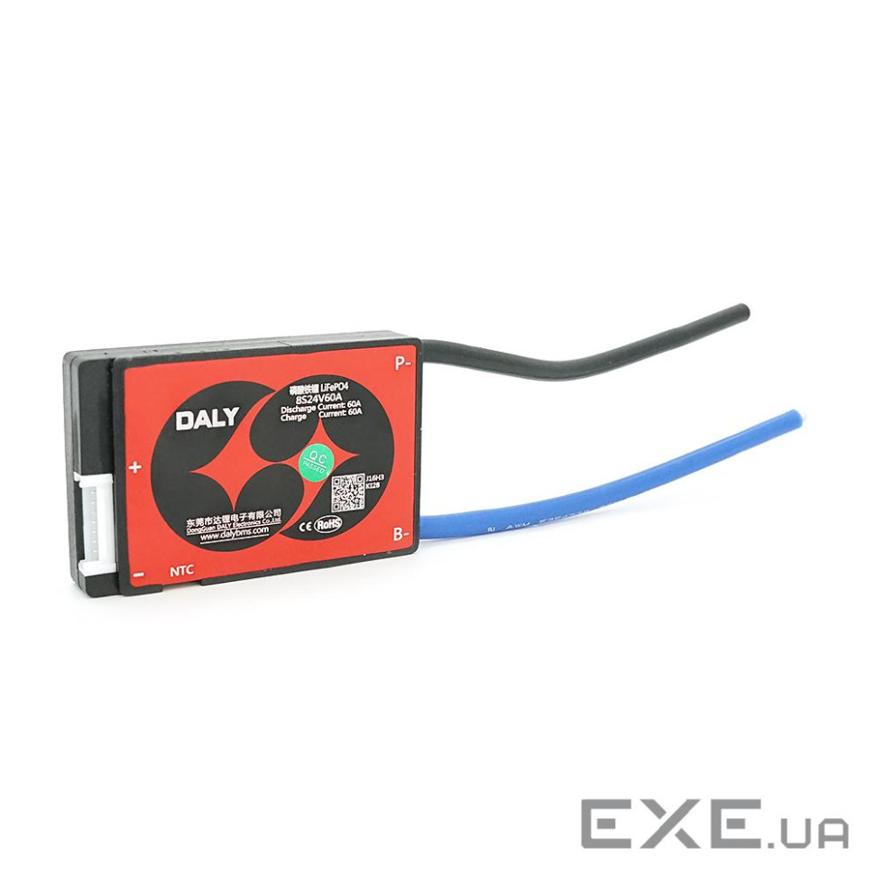 BMS плата DaLy LiFePO4 24V 8S 60A симетрія (DL8S-60A)