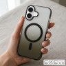 Чохол до мобільного телефона BeCover FIBRA Shock-Proof MagSafe Apple iPhone 17 Black (715439)