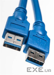 Дата кабель USB 3.0 AM/AM 1.5m PowerPlant (KD00AS1228)