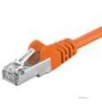 Патч-корд фольгований RJ45 FTP5e 1.0m,patch AWG26 D=5.5mm Gold Protect,оранжевий (75.09.3457-1)