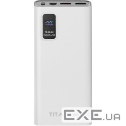 Повербанк TITANUM 727S 20000mAh White (TITANUM 727S 20000mAh 22.5W White)