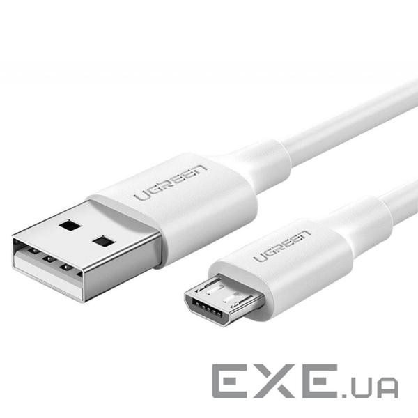 Дата кабель USB 2.0 AM to Micro 5P 2.0m US289 White Ugreen (60143)