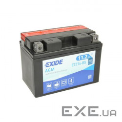 Акумулятор автомобільний EXIDE AGM 11,2Ah (+/-) (205EN) (ETZ14-BS)