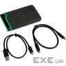 Портативний жорсткий диск TRANSCEND StoreJet 25M3C 4TB USB3.1 Iron Gray (TS4TSJ25M3C)