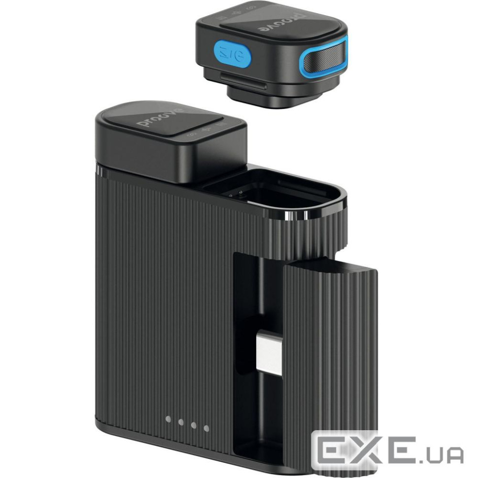 Беспроводной петличный микрофон Proove DualCast black (PDWM00002001)