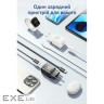 Зарядний пристрій VENTION 1xUSB-C, 1xUSB-A GaN Wall Charger 30W White w/Type-C cabl (TZ-FEQW0-EU-01)