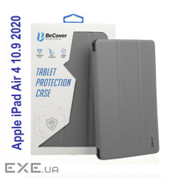 Чохол до планшета BeCover Tri Fold Soft TPU Silicone Apple iPad Air 4 10.9 2020/2021 Gray (706872) (