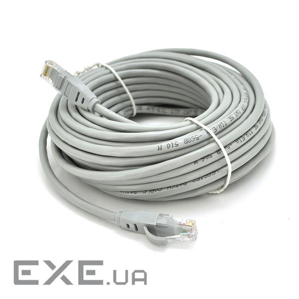 Патч-корд литий VEGGIEG, CCA, UTP, RJ45, Cat.5e, 8m, білий (PCV-V-E516)