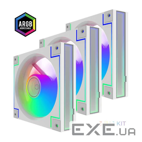 Комплект вентиляторів GAMEMAX RD300 White 3-Pack