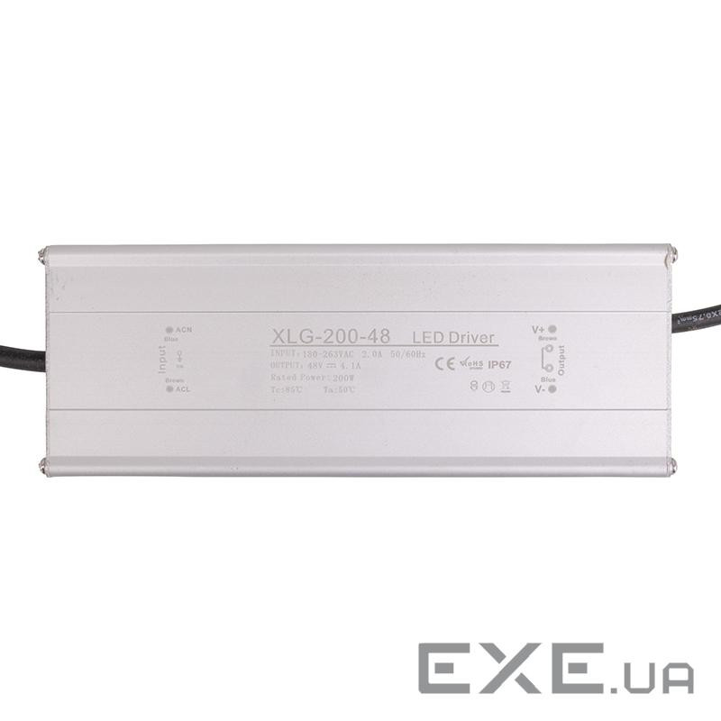 Блок питания HiSmart 48V 4.2A, IP67 (XLG-200-48)