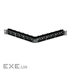 Рамка патч-панелі набірна кутова, 48xMinicom STP 1U (CPA48HDBL)