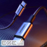 Дата кабель USB-C to USB-C 1.0m US316 100W 5A Alum. (Black) Ugreen (70427)