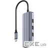 Порт-реплікатор CUDY UH606 6-in-1 USB-C to 1xHDMI, 3xUSB-A3.0, LAN, PD