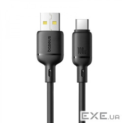 Кабель Baseus Silky Series Fast Charging Type-C 100W (1m) black (P10377703113-00)