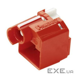 Замок для патч-кордів (100шт+5 ключ/пак), червоний (PSL-DCPLE-C)