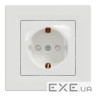 Розетка Schneider Electric ASFORA зі штор. біла (EPH2900221)