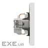Розетка Schneider Electric ASFORA зі штор. біла (EPH2900221)