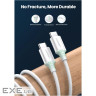 Дата кабель USB-C to USB-C 0.5m 3A 60W US264 white Ugreen (60517)