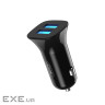 Зарядний пристрій XO TZ10 2.4A/2 USB + Micro USB Black (XO-TZ10-MC-BK)
