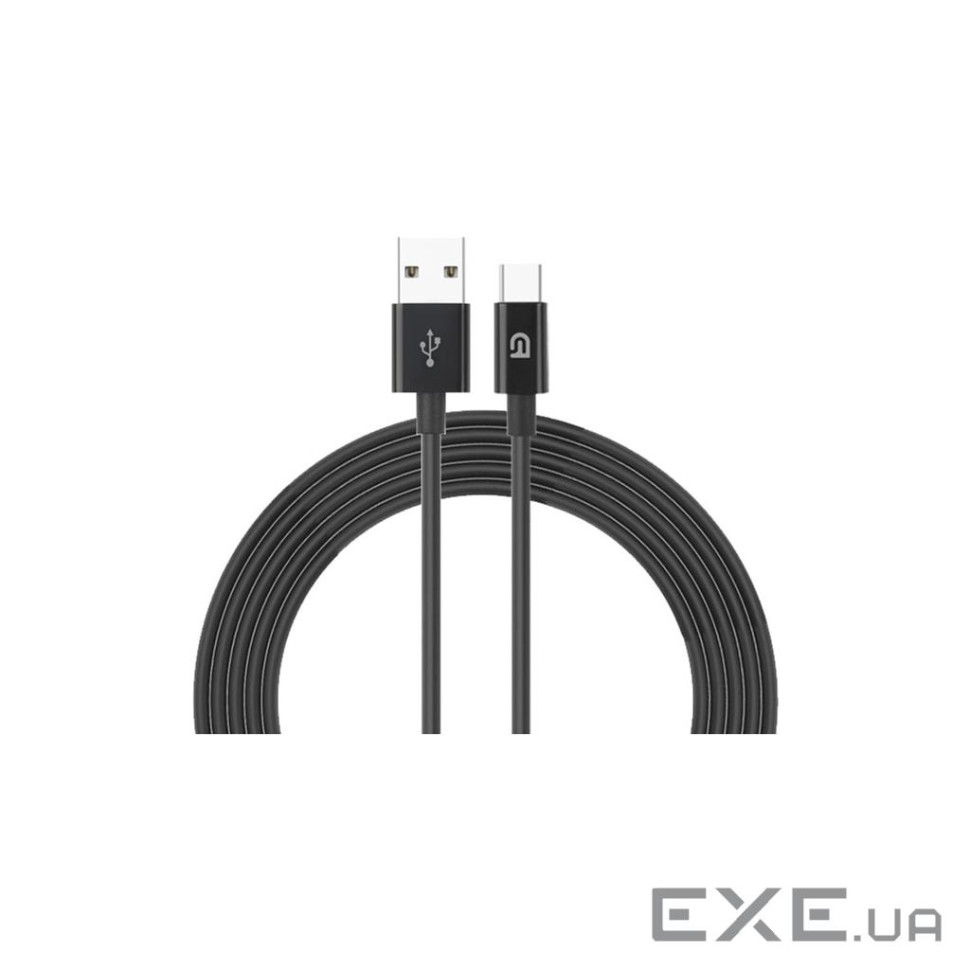 Дата кабель USB 2.0 AM to USB-C 1.0m AMD718B black Armorstandart (ARM64291)