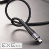Кабель BOROFONE BX32 Munificent Lightning 1m, aluminum alloy casing, nylon braid Black (BX32LB)