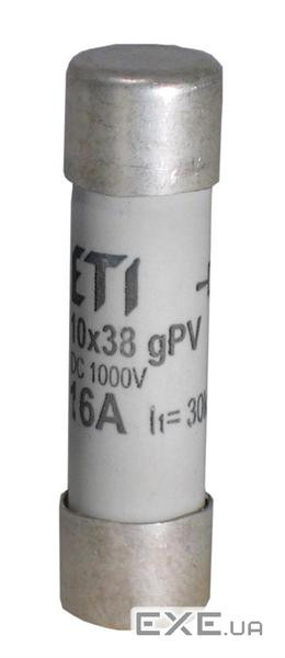 Запобіжник ETI CH 10x38 gPV 20A 1000V (30kA) (2625085) ETI CH 10x38 gPV 20A 1000V (30kA) (2625085)