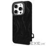 Чехол Kajsa Fluid Art with Magnetic Ring iPhone 16 Pro black (65327 black)