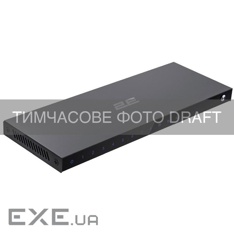 Спліттер 2E SPR1x8DS HDMI 1x8 4K 2K 60Hz 4:4:4