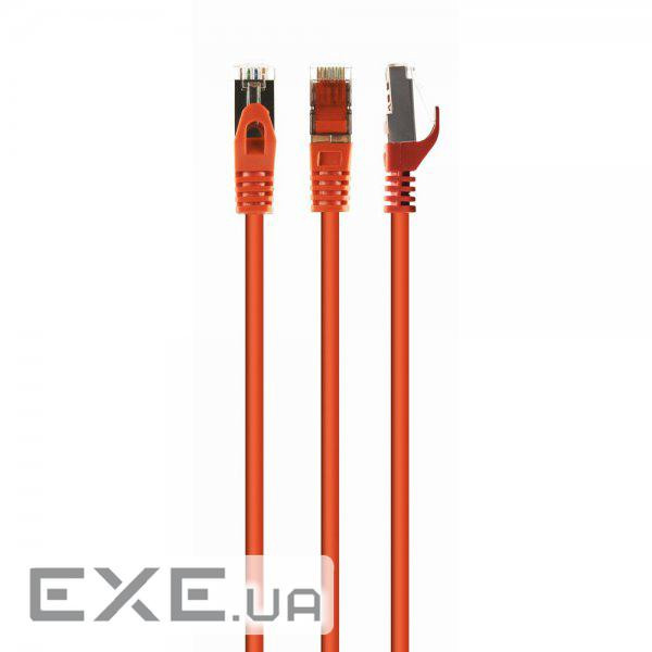 Патч корд, S/FTP, литий, 50u" штекер із фіксатором, 0.25 м, помаранчевий (PP6A-LSZHCU-O-0.25M) (PP6A-LSZHCU-O-0.25M)