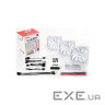 Комплект вентиляторів ENERMAX SquA RGB 120mm PWM White 3-Pack (UCSQARGB12P-W-BP3)
